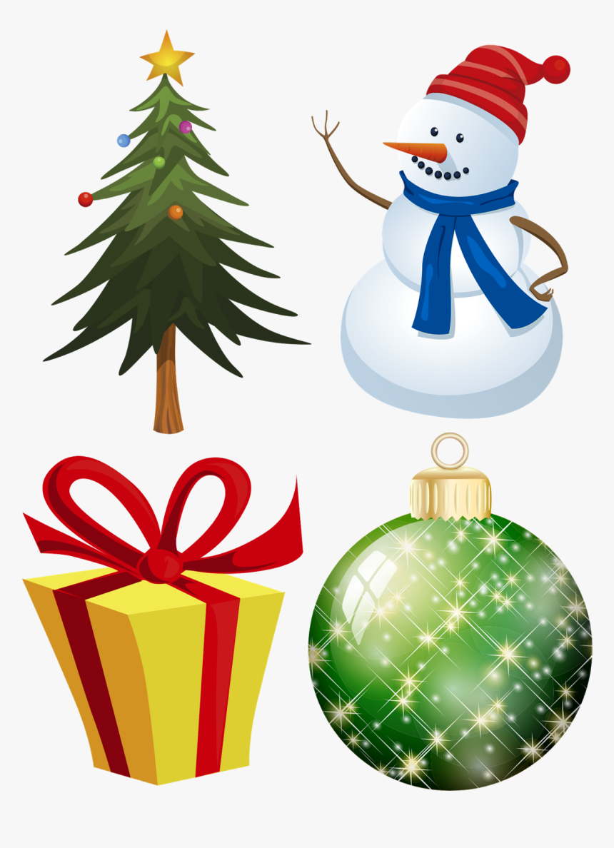 Elementos Navideños Png, Transparent Png