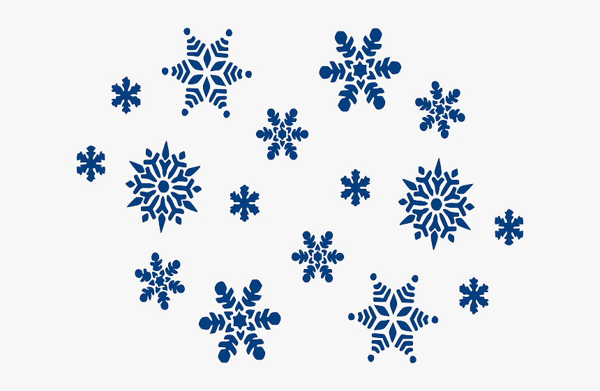Clipart Blue Snowflake, HD Png Download