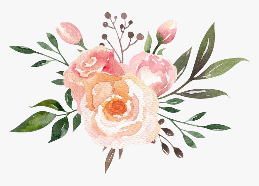 #boquet #bouquet #watercolor #watercolour #flowers - Love Never Fails Floral, HD Png Download