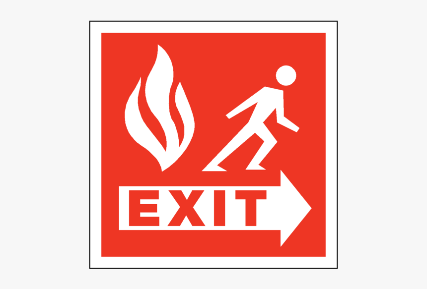 No Smoking Sign/stickers 100mm X 100mm Health And Safety - Fire Safety Sign, HD Png Download