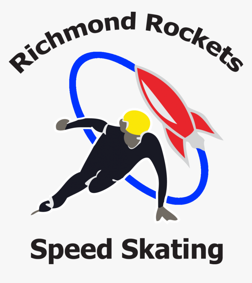 Richmond Rockets Speed Skating Club - Skating Logo Png, Transparent Png