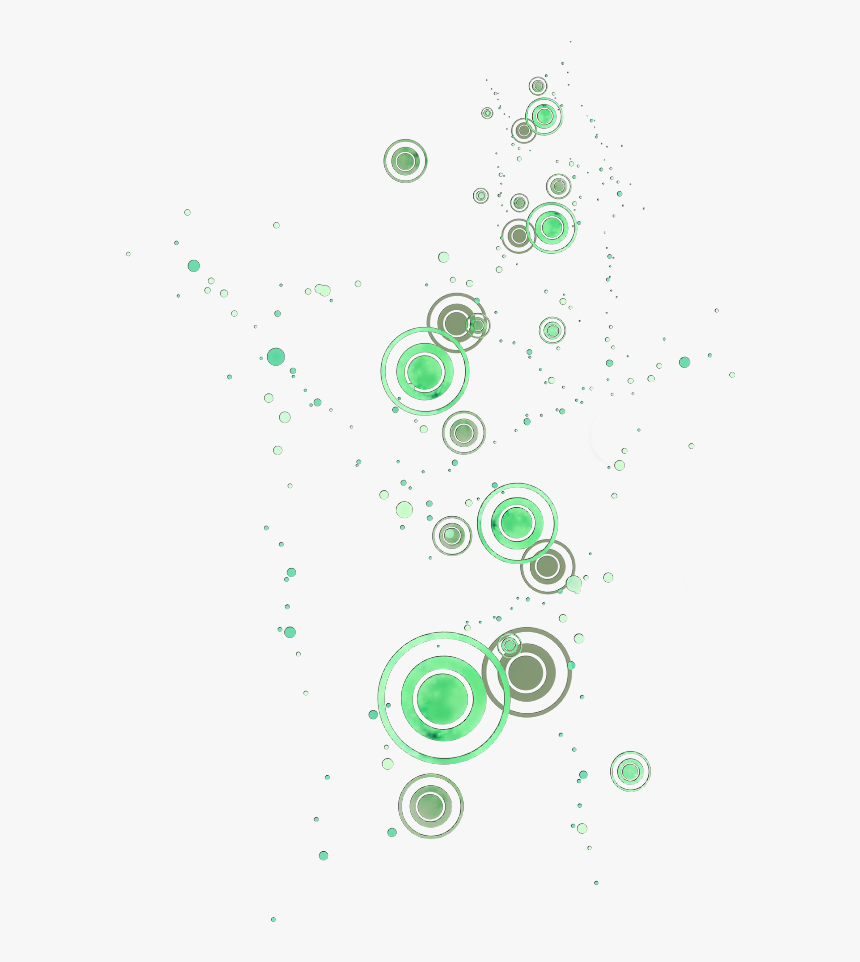 #ftestickers #effect #shapes #circles #green - Sketch, HD Png Download