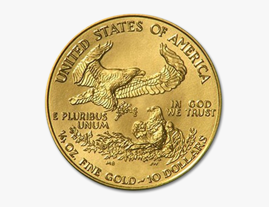 10 Dollar Gold Coin, HD Png Download