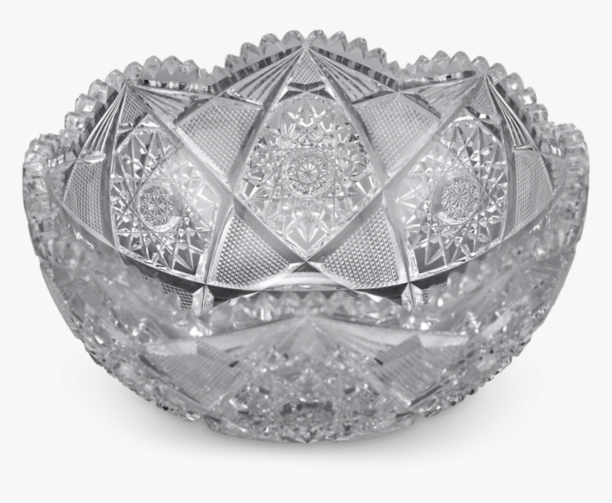 American Brilliant Period Cut Glass Bowl - Tiara, HD Png Download