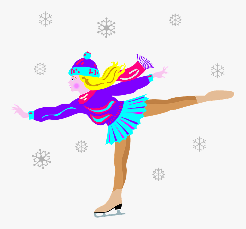 Ice Skating Clipart, HD Png Download