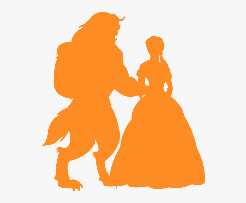 La Belle Et La Bete Silhouett, HD Png Download