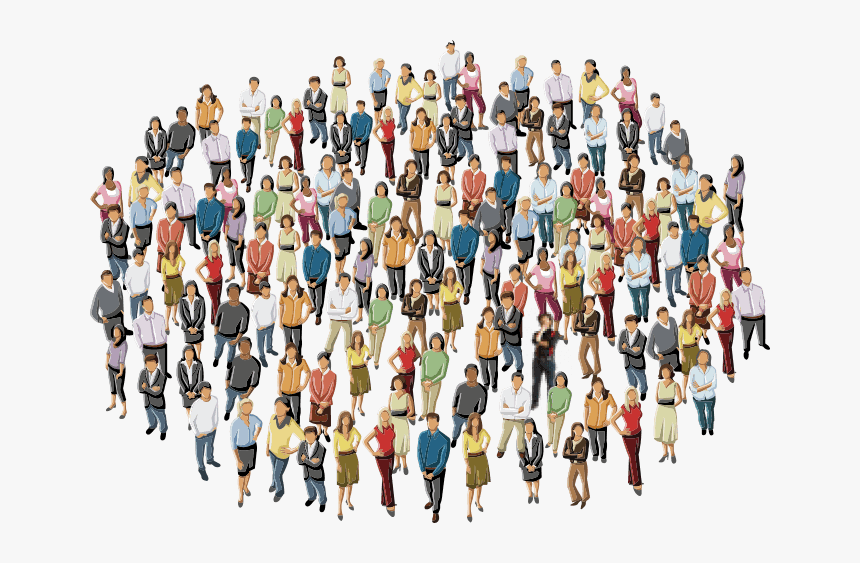 Social People - Crowd, HD Png Download