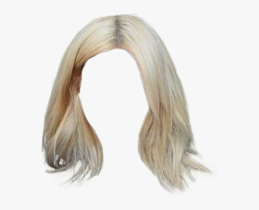 #blone #hair #art #love #summer #aesthetic #niche #nichememe - Lace Wig, HD Png Download