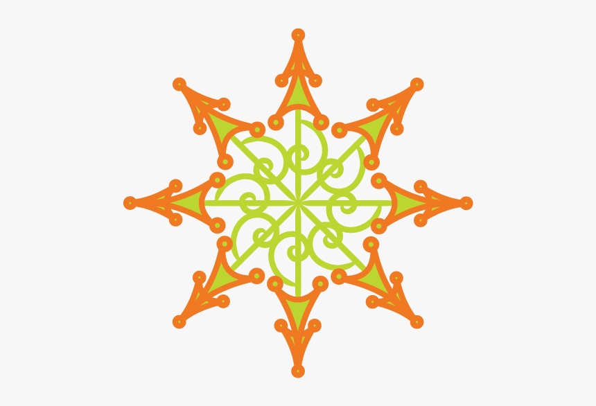 Copos De Nieve Tipo Mandalas - Age Of Sigmar Alignment Chart, HD Png Download