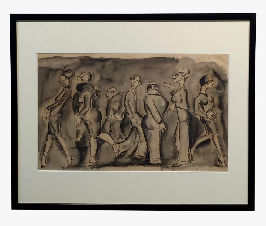 1920s Americana Painting By John Held Jr - Picture Frame, HD Png Download