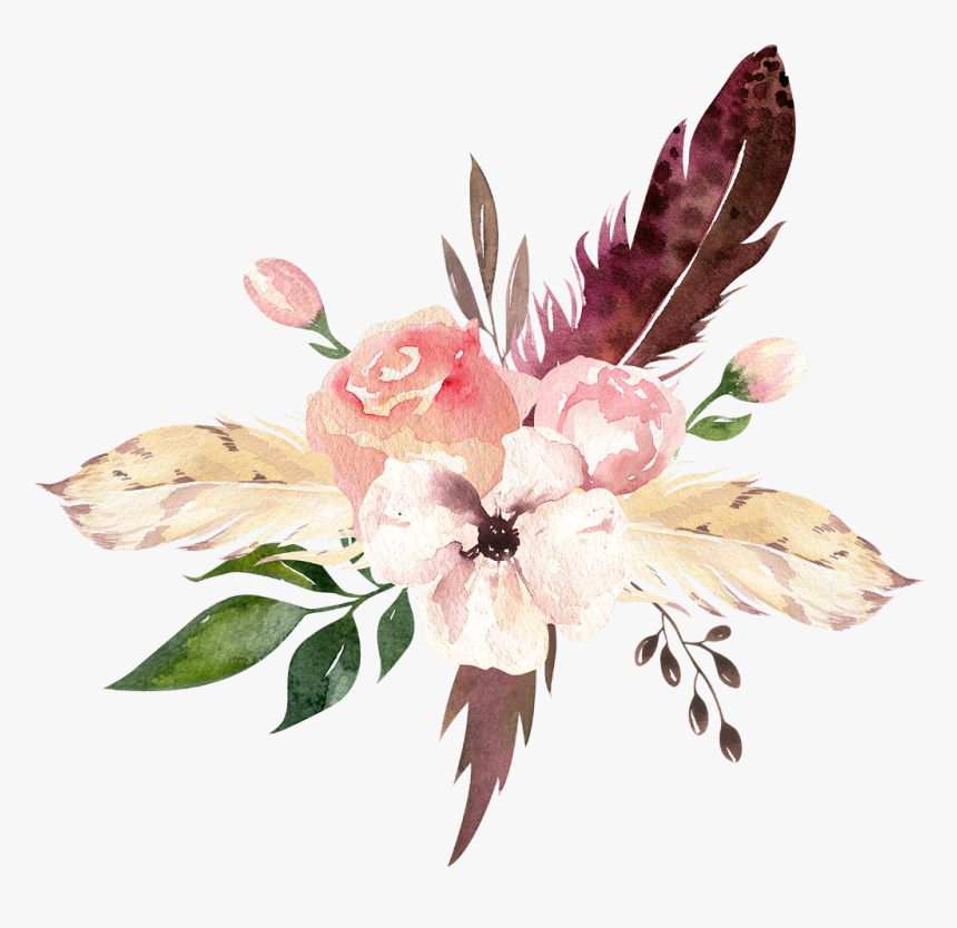#boquet #bouquet #watercolor #watercolour #flowers, HD Png Download