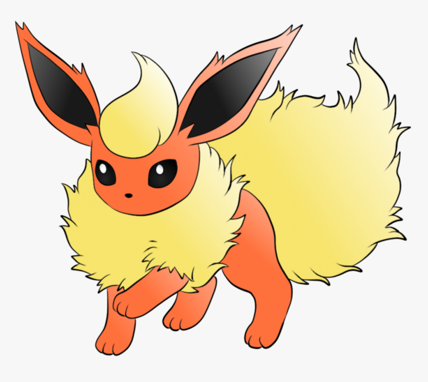 Flareon Pokemon Png, Transparent Png