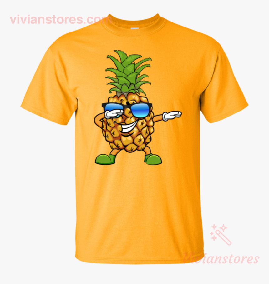 Pineapple Dabbing Sunglasses Aloha Beaches T Shirt - T-shirt, HD Png Download