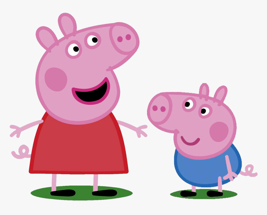 Peppa Pig And George, HD Png Download , Transparent Png Image - PNGitem
