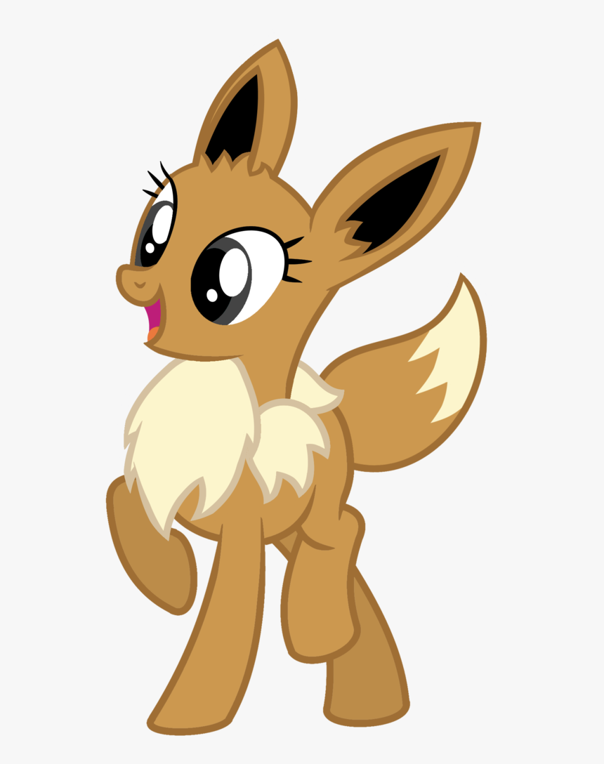 Pokemon Transparent Eevee - Eevee Pony, HD Png Download