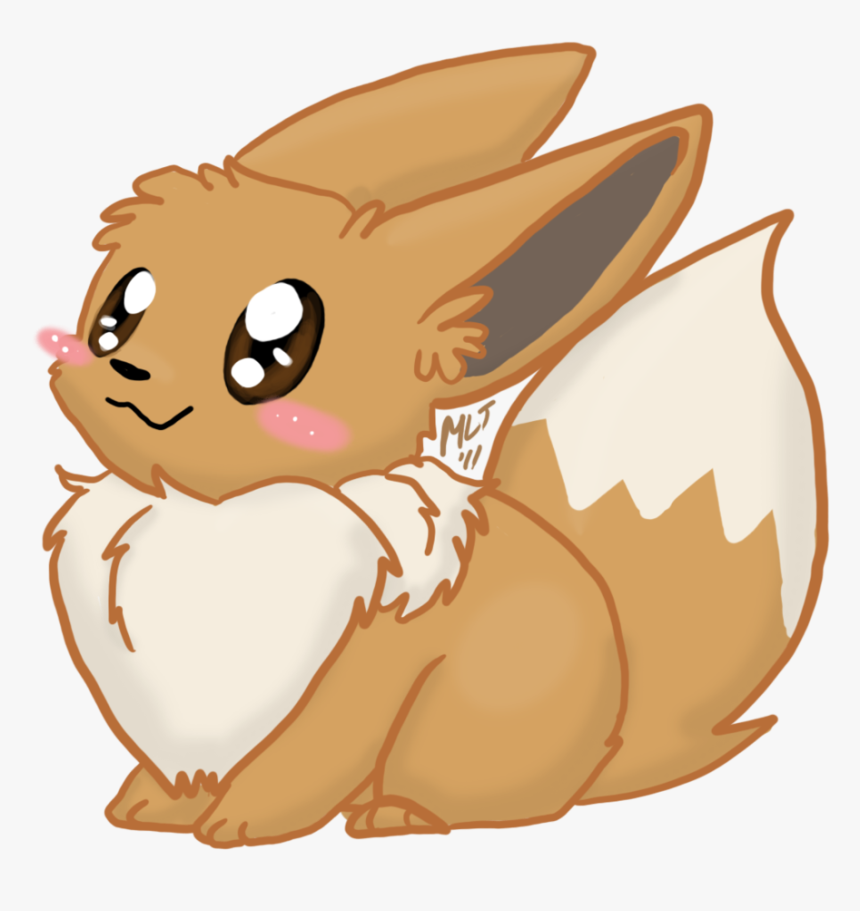 Tumblr Static Aplede Chibi Eevee - Cute Eevee Clear Background, HD Png Download