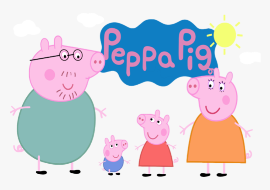 Peppa Pig Family Png, Transparent Png