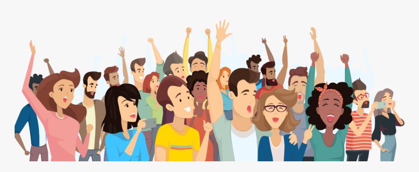All Of Us - Vector Crowd Of People, HD Png Download