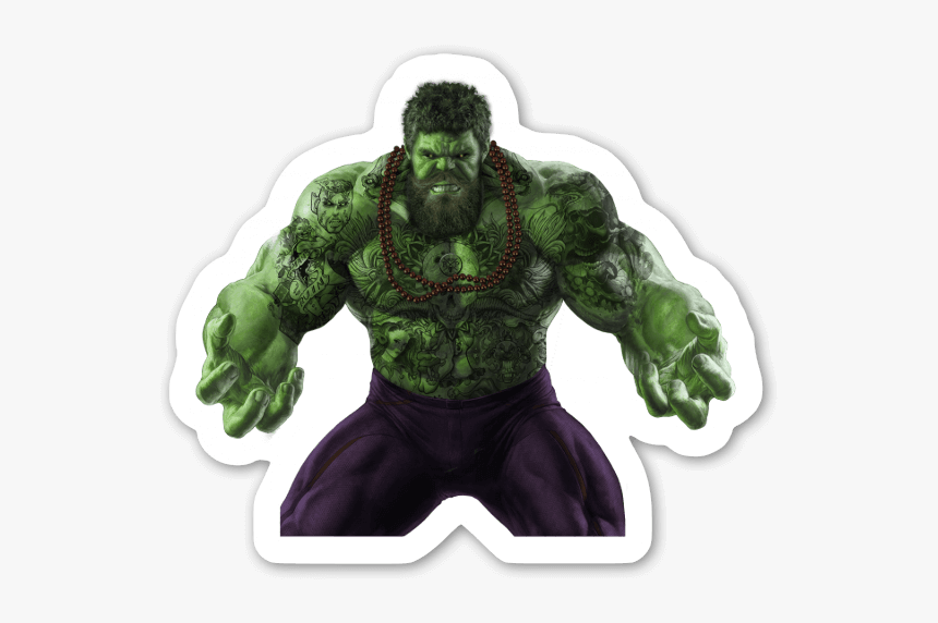 Smashing Sticker - Hulk Transparent, HD Png Download