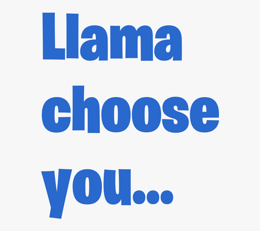 Edit Llama Choose You Logo - Graphic Design, HD Png Download