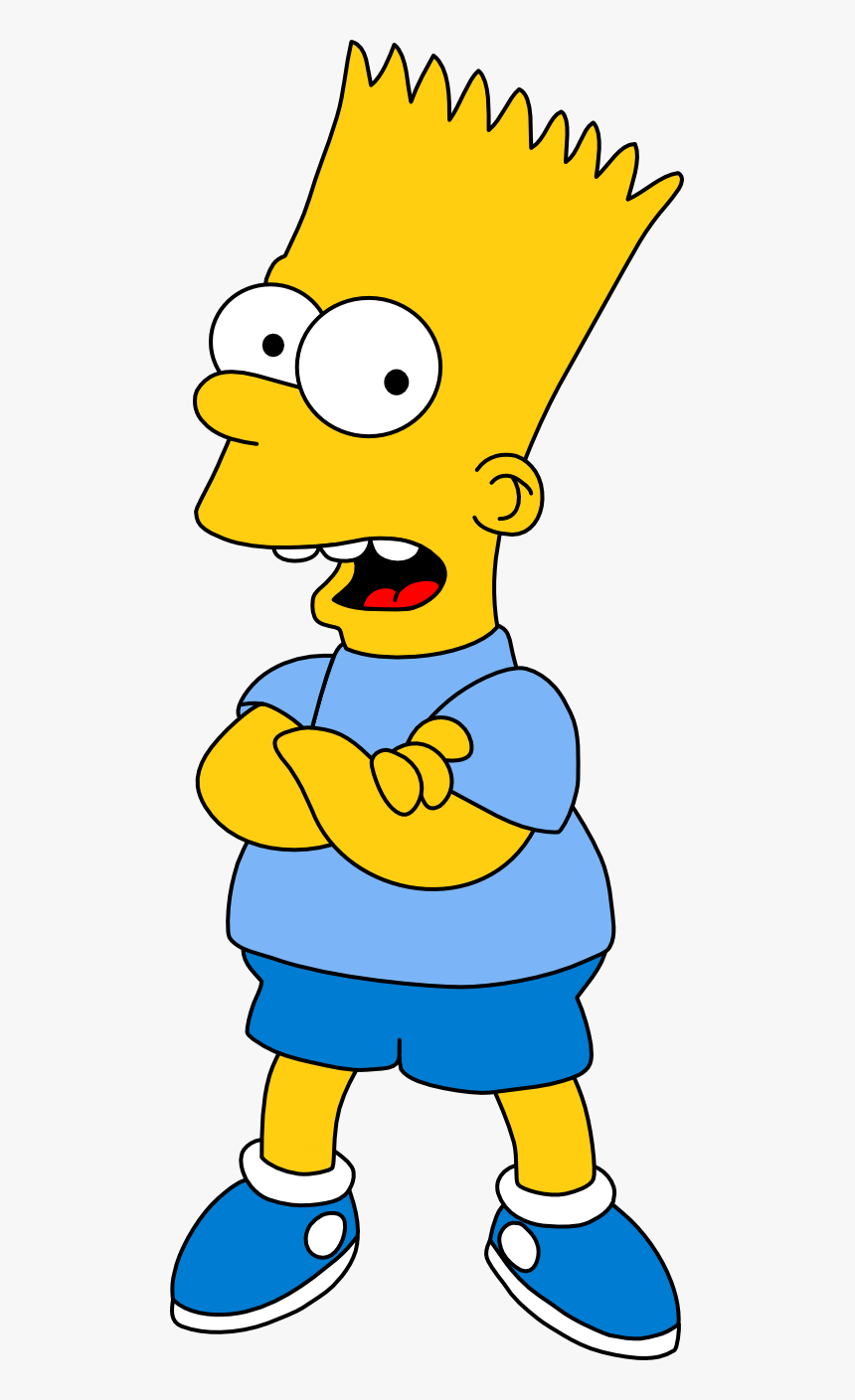Bart Simpson 1990 Png, Transparent Png