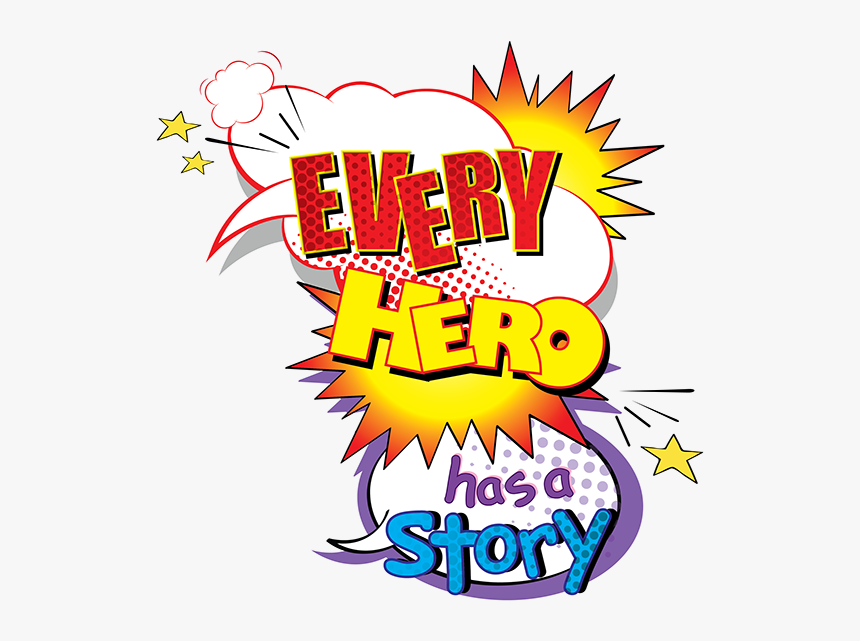 Library Clipart Superhero - Illustration, HD Png Download