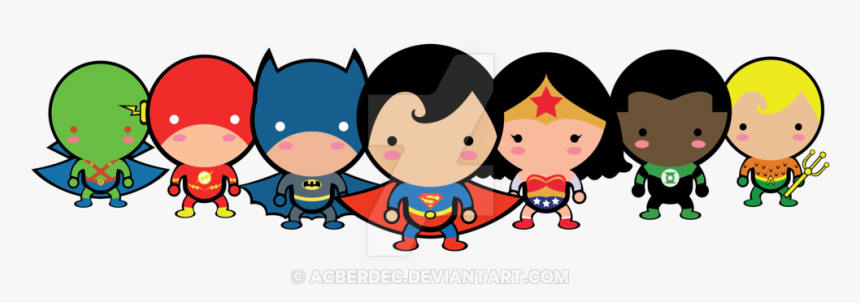 Justice League Cartoons Png, Transparent Png