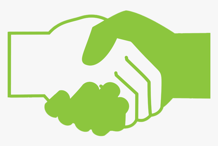 Transparent Kids Handshake Clipart - Handshake Clipart Black And White, HD Png Download