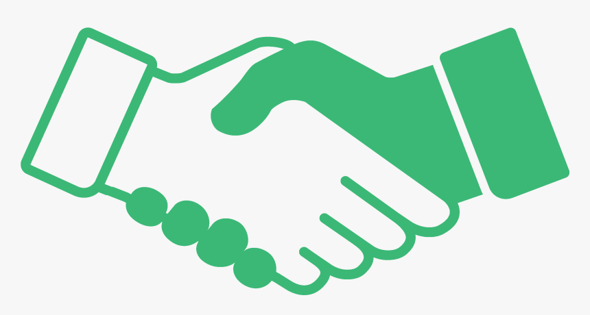 Partnerships - Hand Shake Black Vector, HD Png Download