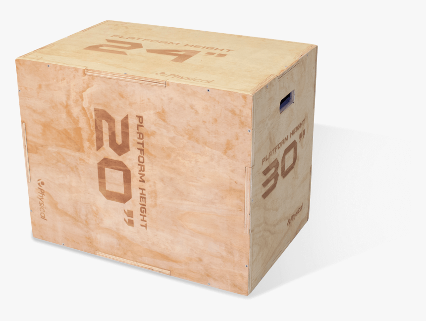 3 In 1 Wooden Plyo Box 
 Title 3 In 1 Wooden Plyo Box - Box, HD Png Download