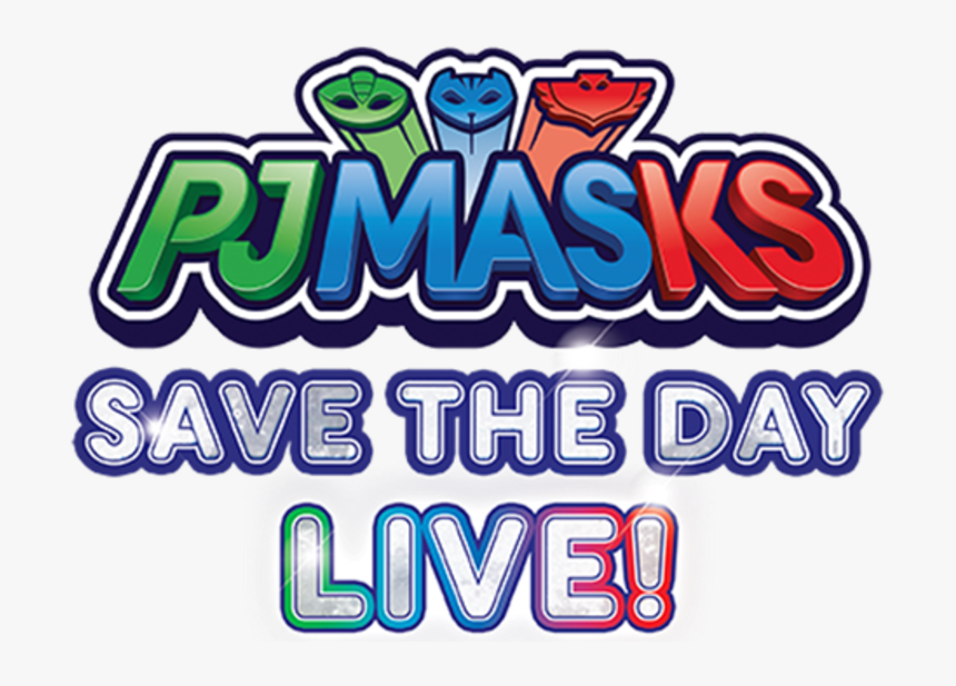 {giveaway} Pj Masks Live Save The Day Clipart , Png - Pj Masks, Transparent Png