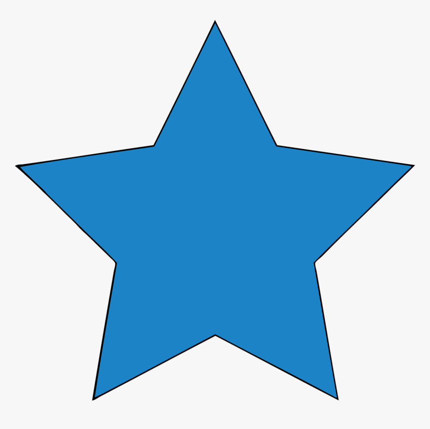 Star Icon Light Blue, HD Png Download