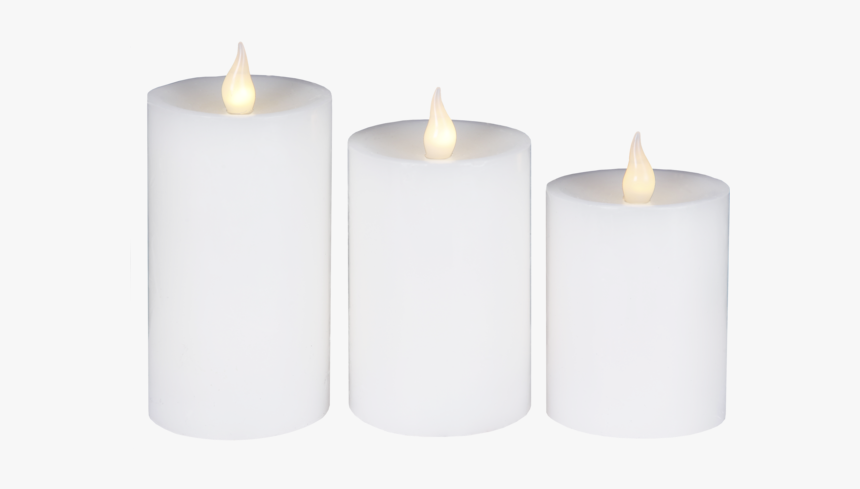 Led Pillar Candle 3p Flame - Advent Candle, HD Png Download