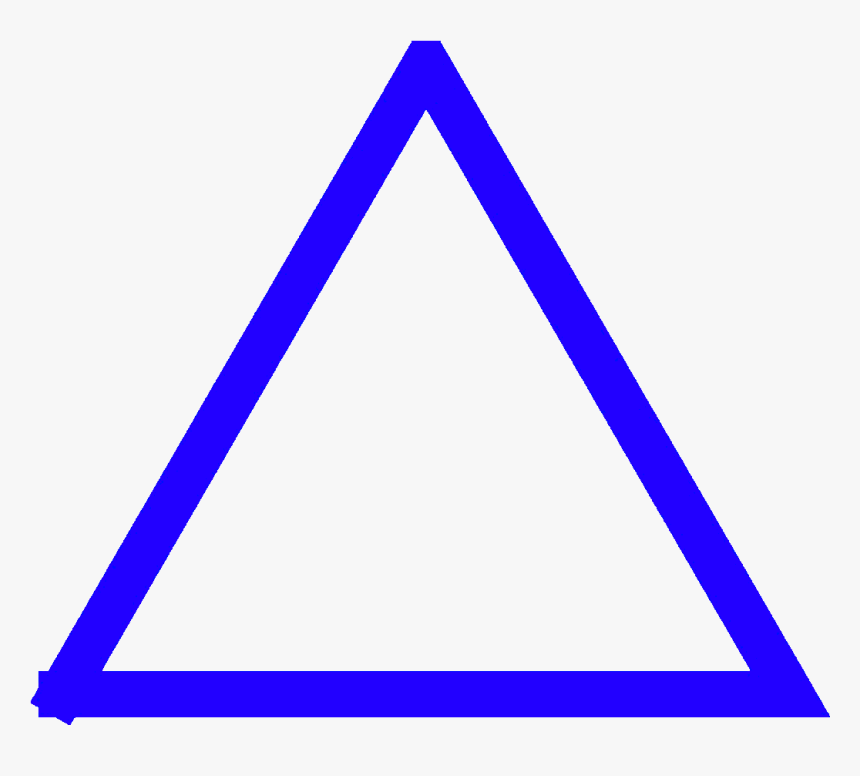 Koch Star Grade - Outline Picture Of Triangle, HD Png Download