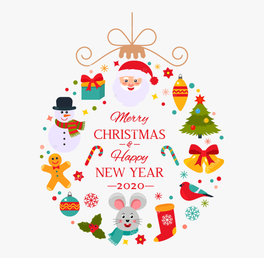 Happy New Year 2020 Png, Transparent Png