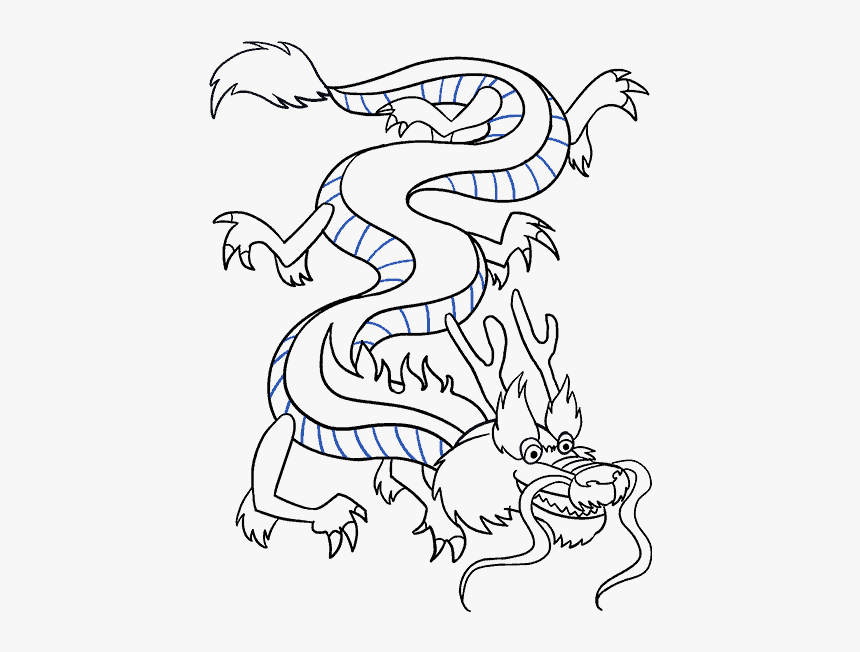 Jpg Freeuse Shape Drawing Dragon - Drawing, HD Png Download