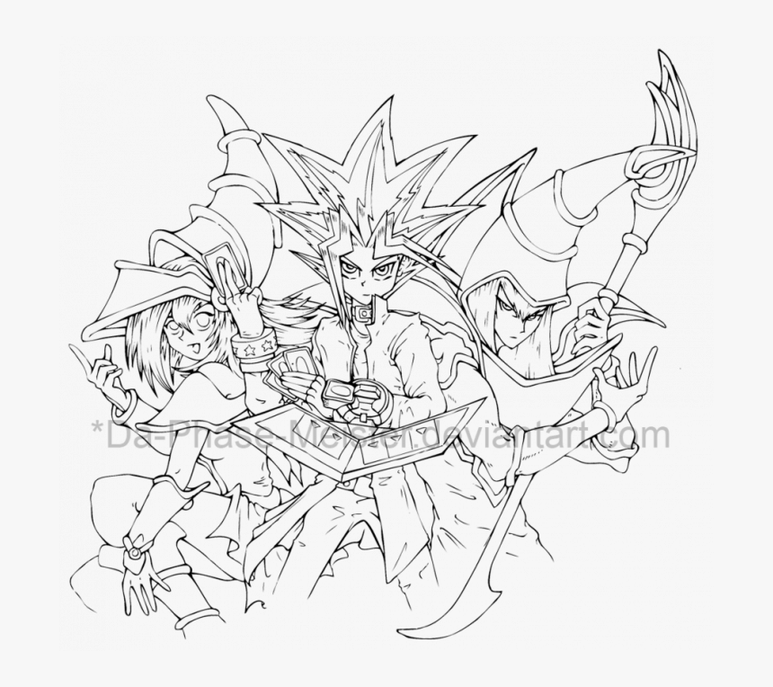 Yugioh Line Art Png, Transparent Png