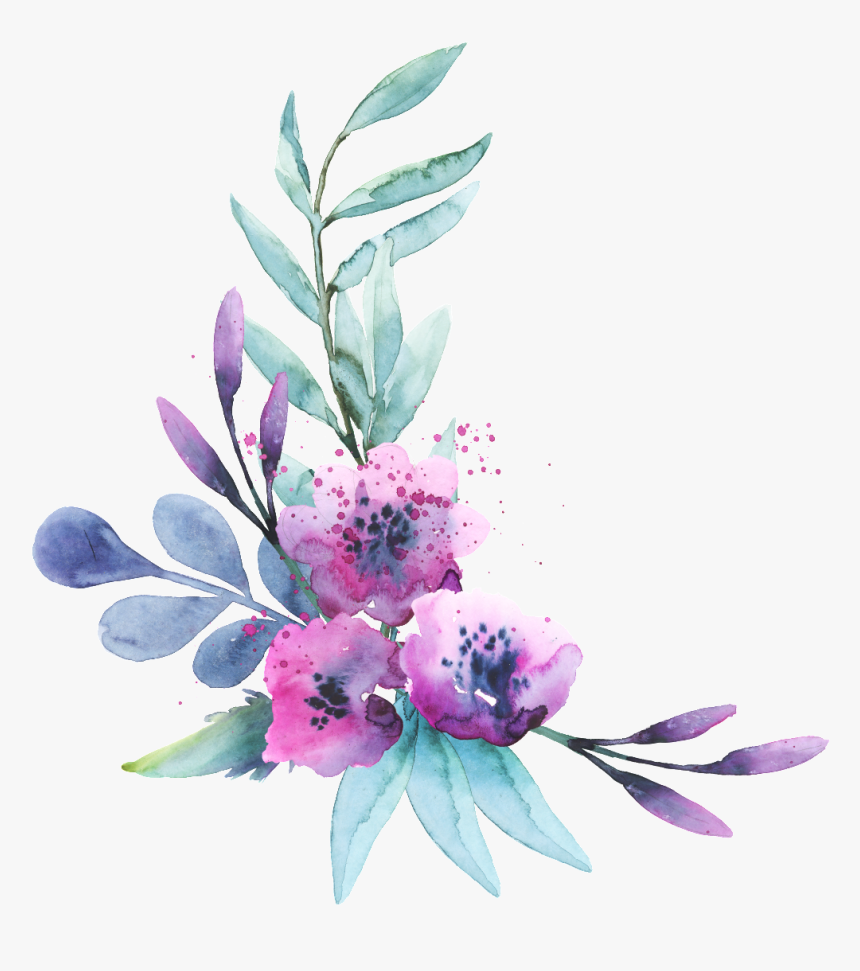 This Graphics Is Can Purple Flower Transparent Decorative - Purple Decoration Png Transparent, Png Download