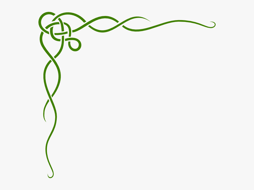 Border Vector Celtic - Black And White Vines Clip Art, HD Png Download