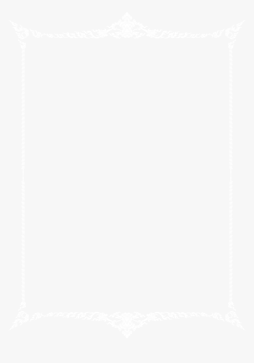 Border Frame White Png Clip Art Image - Johns Hopkins Logo White, Transparent Png