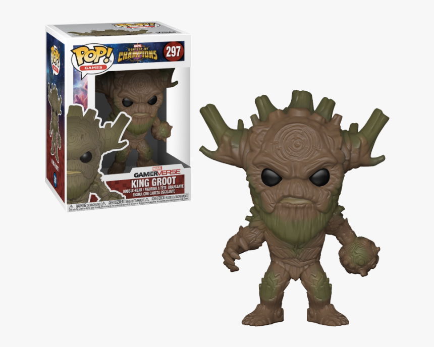 Funko Pop Vinyl Marvel Contest Of Champions - Funko Pop King Groot, HD Png Download