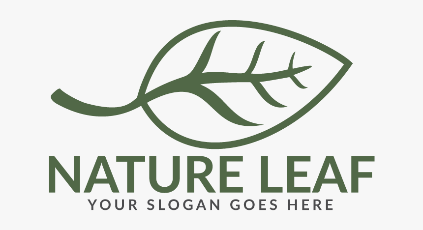Nature Leaf Logo Design - Calligraphy, HD Png Download