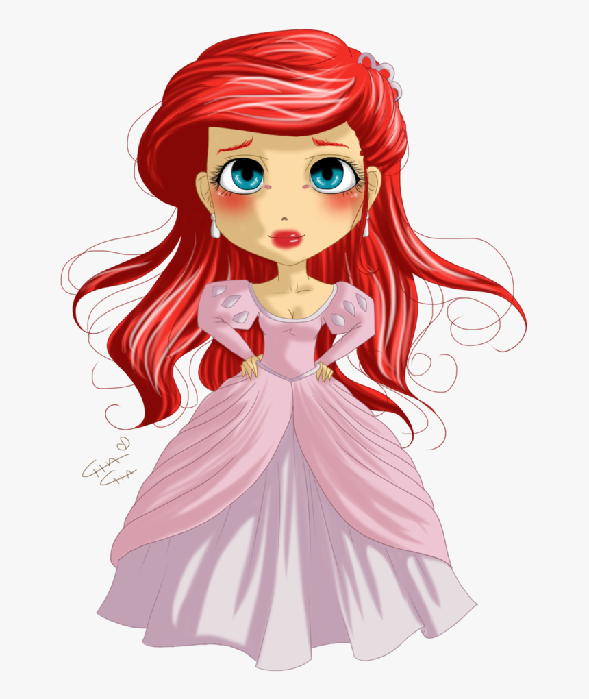 Princess Ariel Chibi, HD Png Download