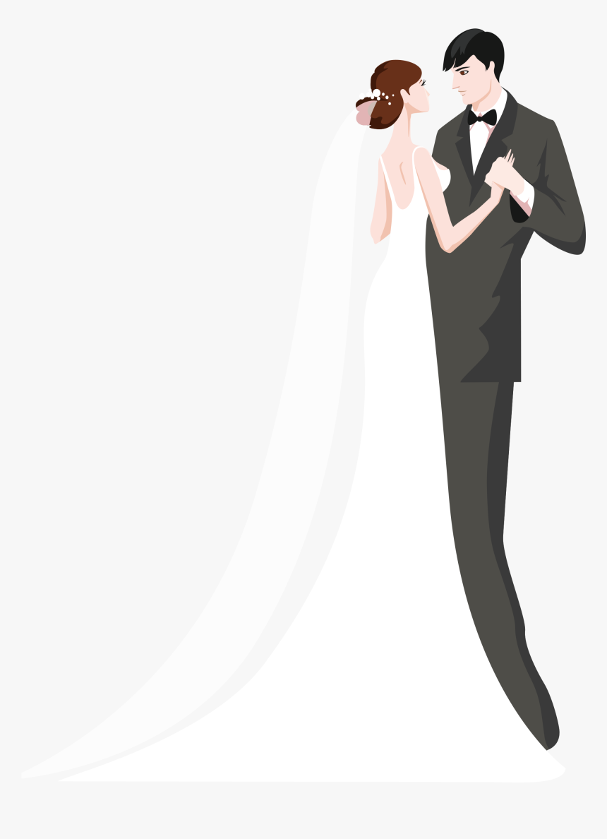 Transparent Tuxedo Clipart - Молодожены Пнг, HD Png Download