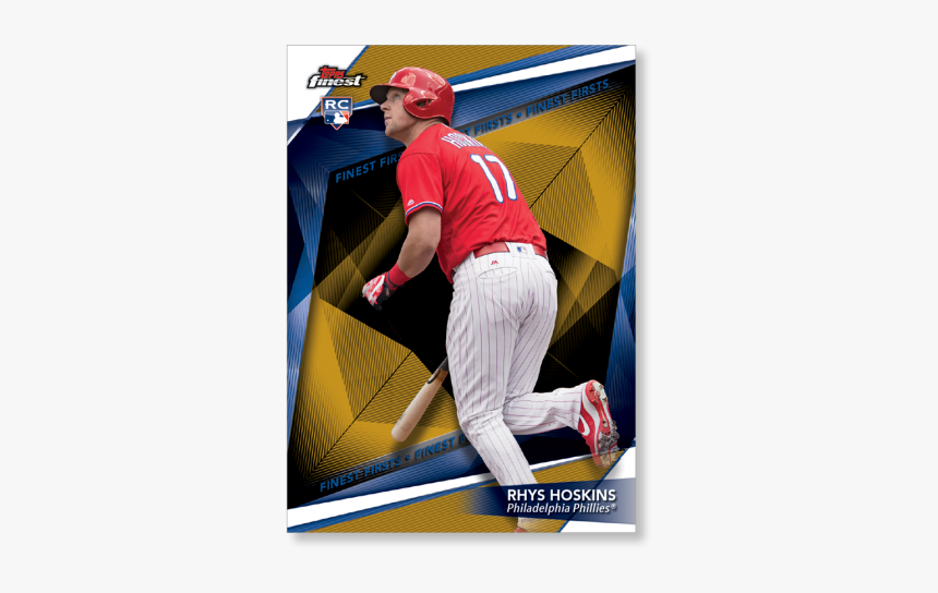 Rhys Hoskins 2018 Topps Finest Baseball Finest Firsts - Banner, HD Png Download