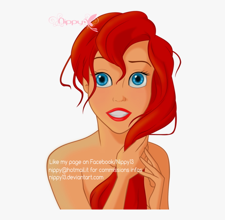 Ariel Drawing Realistic - Amy Adams Ariel, HD Png Download