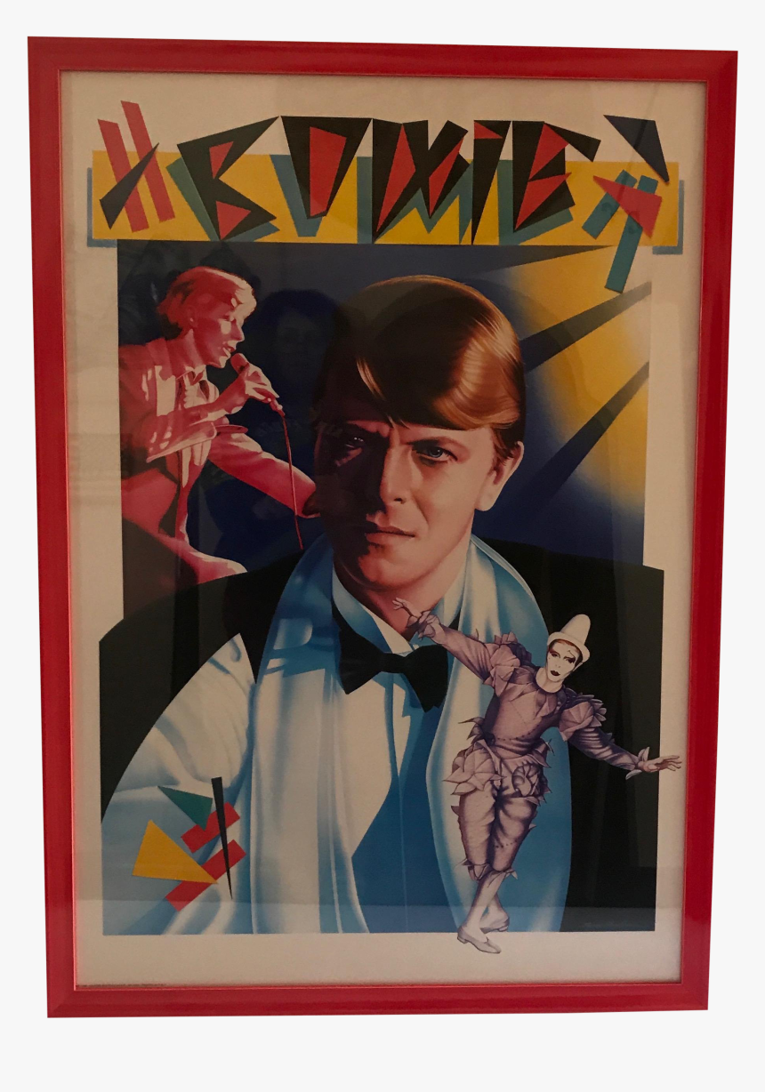 1980s Vintage Framed David Bowie Poster For Sale - Poster, HD Png Download