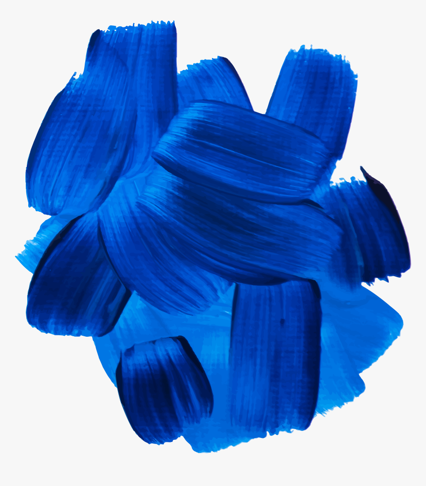 Blue Oil Paint Clip Art Png Image​, Transparent Png