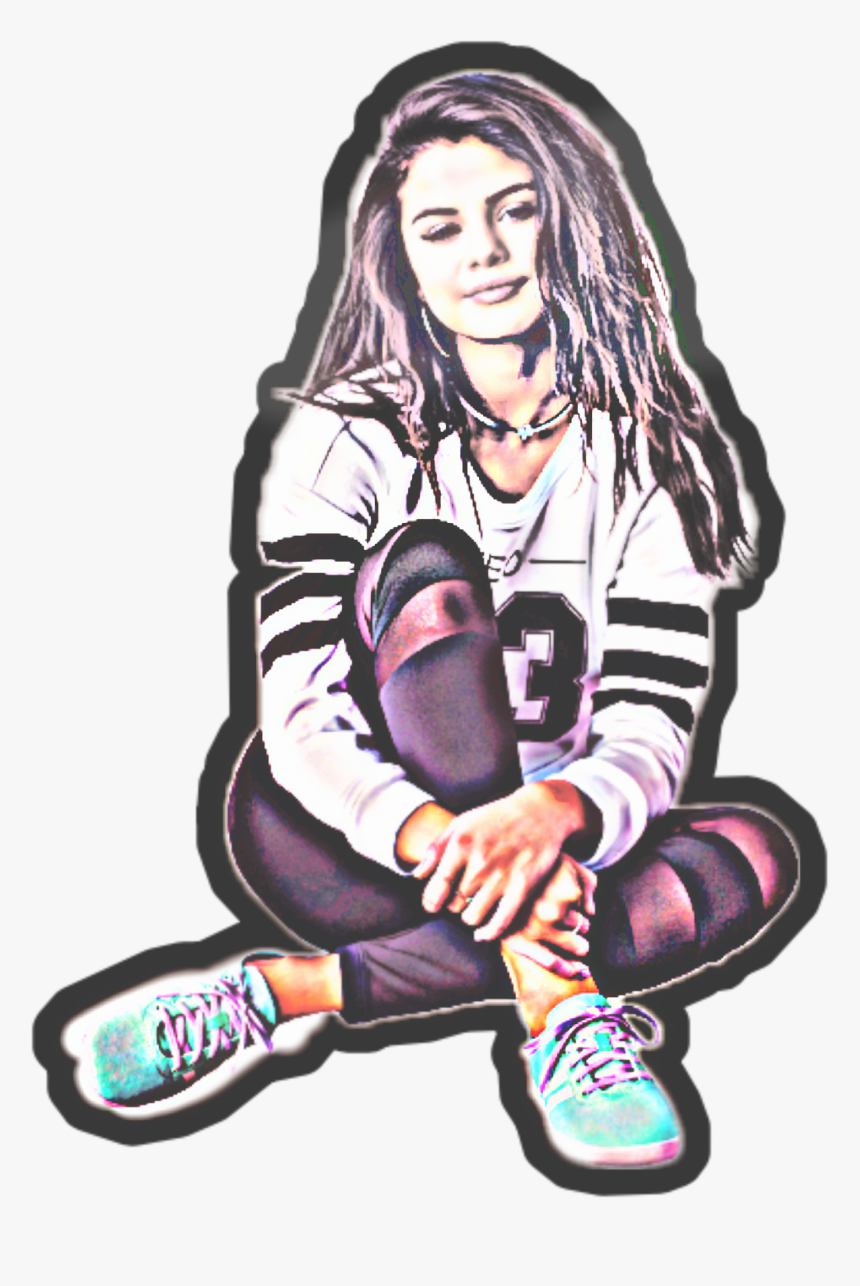 Love Selena Gomez - Sitting, HD Png Download