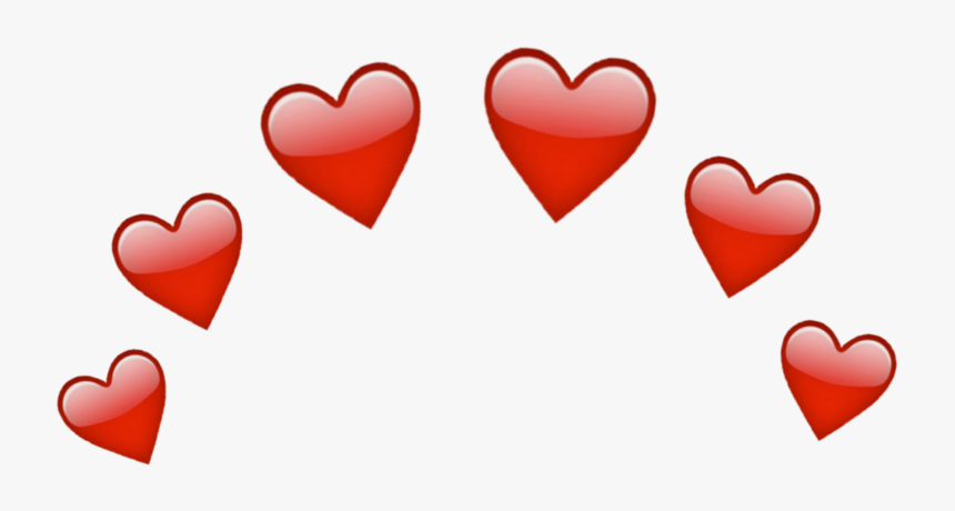 #heartcrown #heart #redheart #redhearts #hearts - Heart, HD Png Download